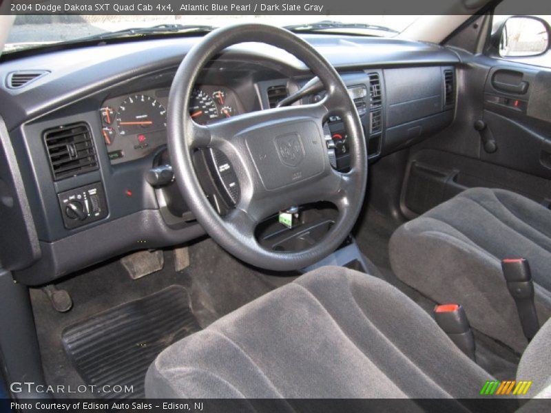  2004 Dakota SXT Quad Cab 4x4 Dark Slate Gray Interior