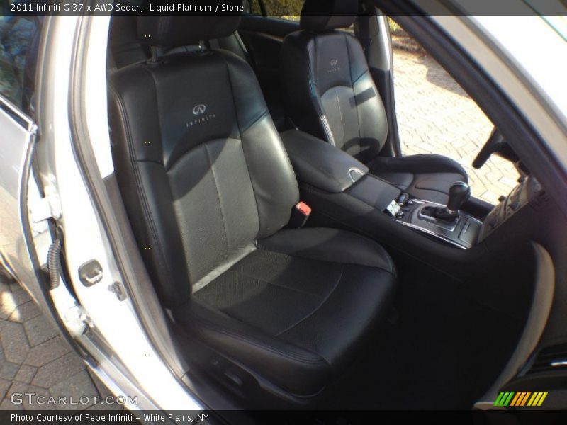 Liquid Platinum / Stone 2011 Infiniti G 37 x AWD Sedan