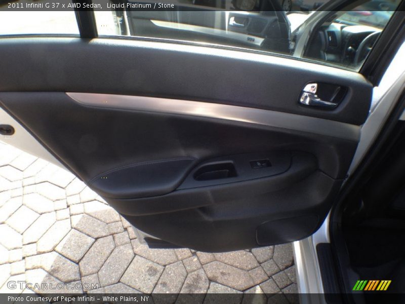 Liquid Platinum / Stone 2011 Infiniti G 37 x AWD Sedan