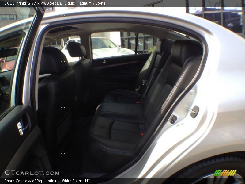 Liquid Platinum / Stone 2011 Infiniti G 37 x AWD Sedan