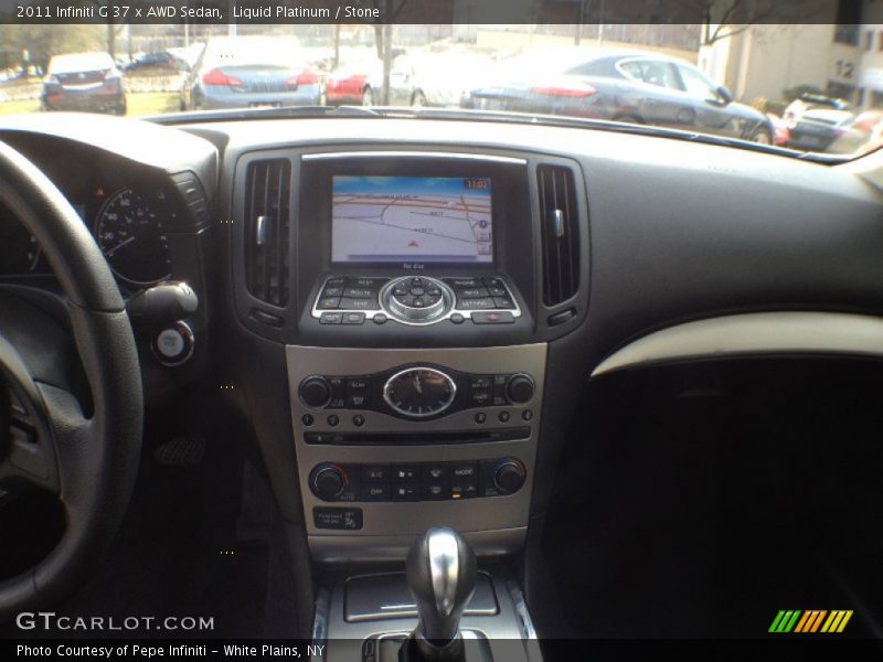 Liquid Platinum / Stone 2011 Infiniti G 37 x AWD Sedan
