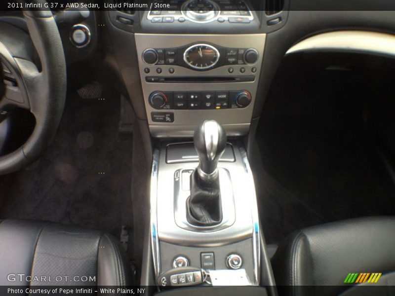 Liquid Platinum / Stone 2011 Infiniti G 37 x AWD Sedan