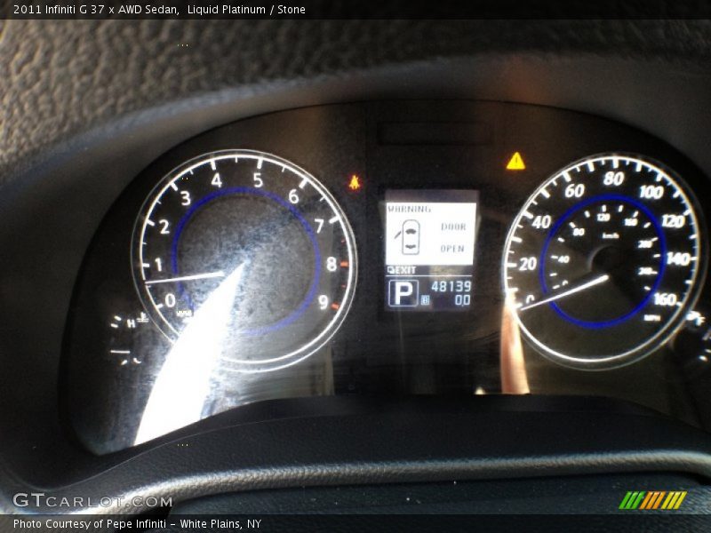 Liquid Platinum / Stone 2011 Infiniti G 37 x AWD Sedan