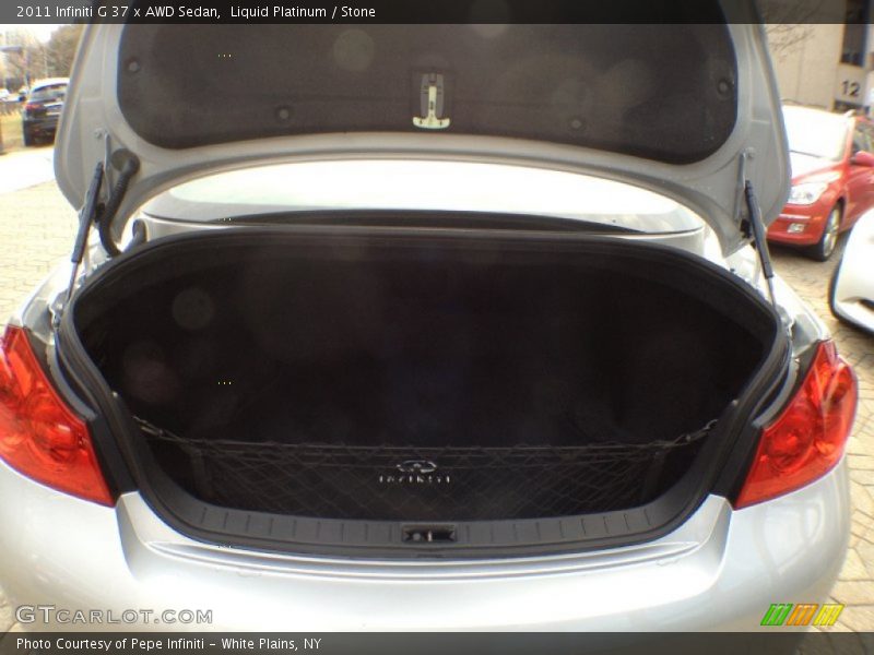 Liquid Platinum / Stone 2011 Infiniti G 37 x AWD Sedan