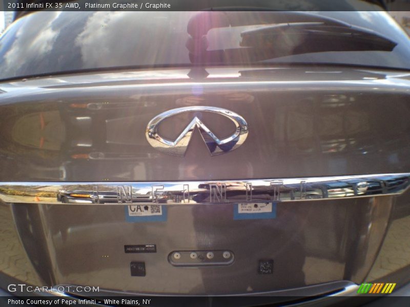 Platinum Graphite / Graphite 2011 Infiniti FX 35 AWD
