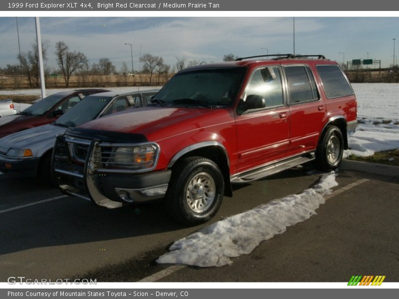 Bright Red Clearcoat / Medium Prairie Tan 1999 Ford Explorer XLT 4x4