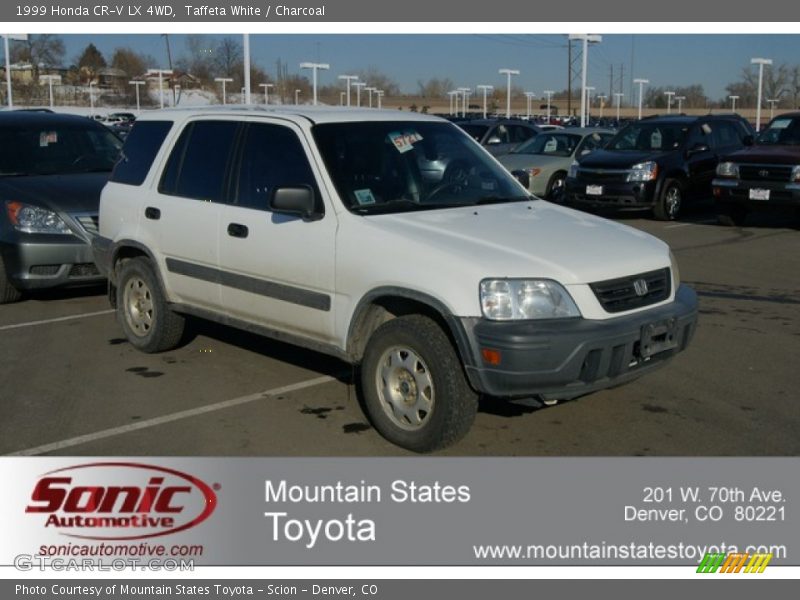 Taffeta White / Charcoal 1999 Honda CR-V LX 4WD