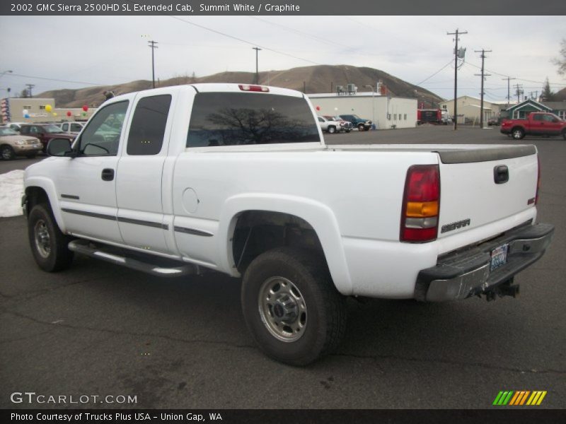 Summit White / Graphite 2002 GMC Sierra 2500HD SL Extended Cab