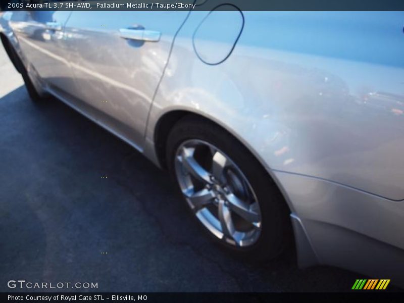Palladium Metallic / Taupe/Ebony 2009 Acura TL 3.7 SH-AWD