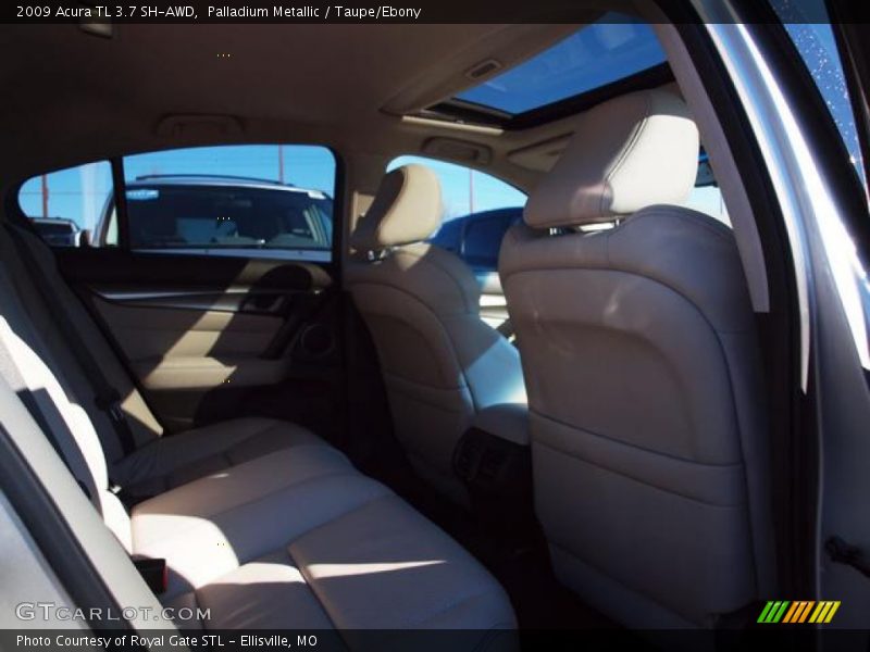 Palladium Metallic / Taupe/Ebony 2009 Acura TL 3.7 SH-AWD