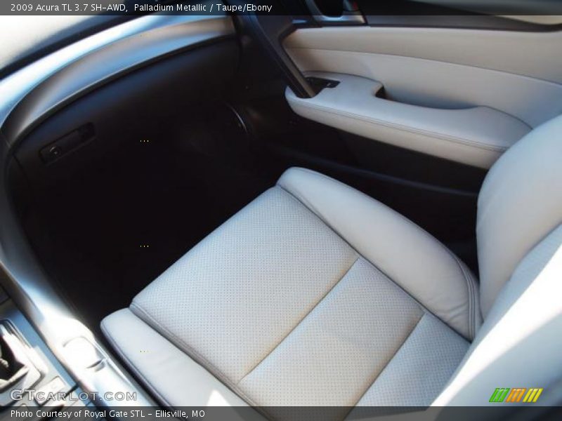 Palladium Metallic / Taupe/Ebony 2009 Acura TL 3.7 SH-AWD