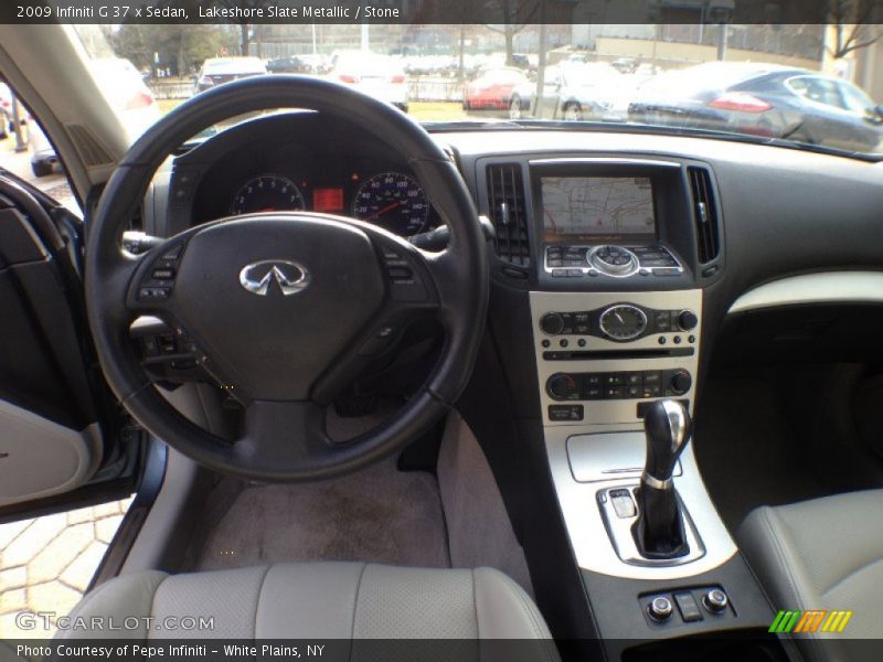 Lakeshore Slate Metallic / Stone 2009 Infiniti G 37 x Sedan