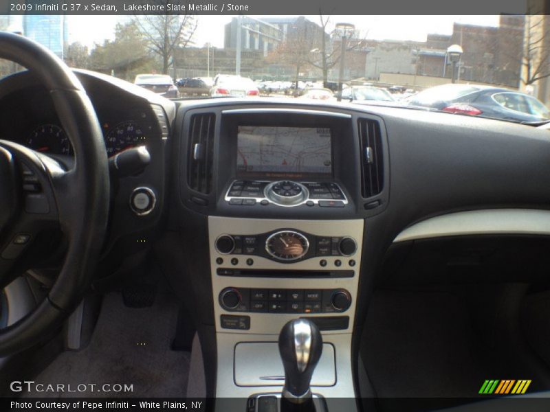 Lakeshore Slate Metallic / Stone 2009 Infiniti G 37 x Sedan