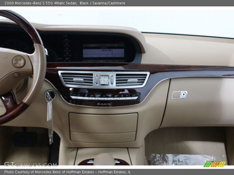Black / Savanna/Cashmere 2009 Mercedes-Benz S 550 4Matic Sedan