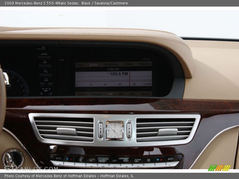 Black / Savanna/Cashmere 2009 Mercedes-Benz S 550 4Matic Sedan