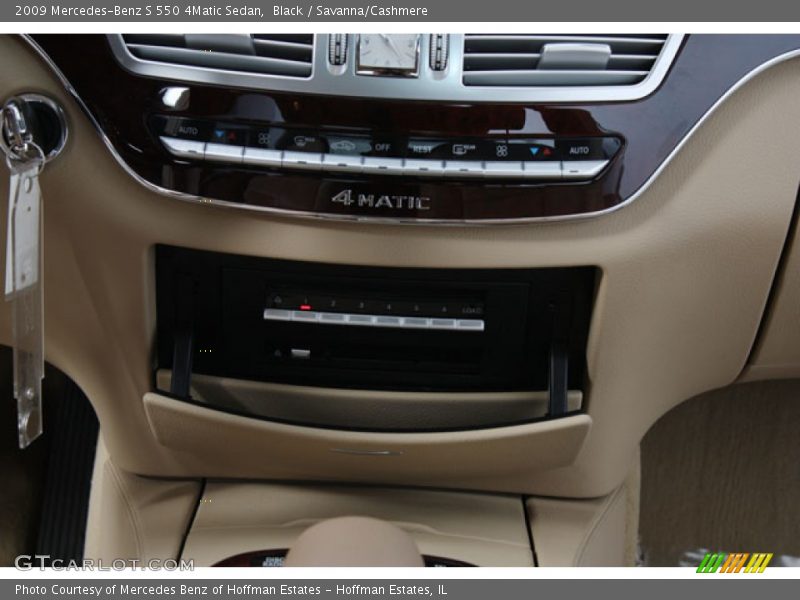 Black / Savanna/Cashmere 2009 Mercedes-Benz S 550 4Matic Sedan