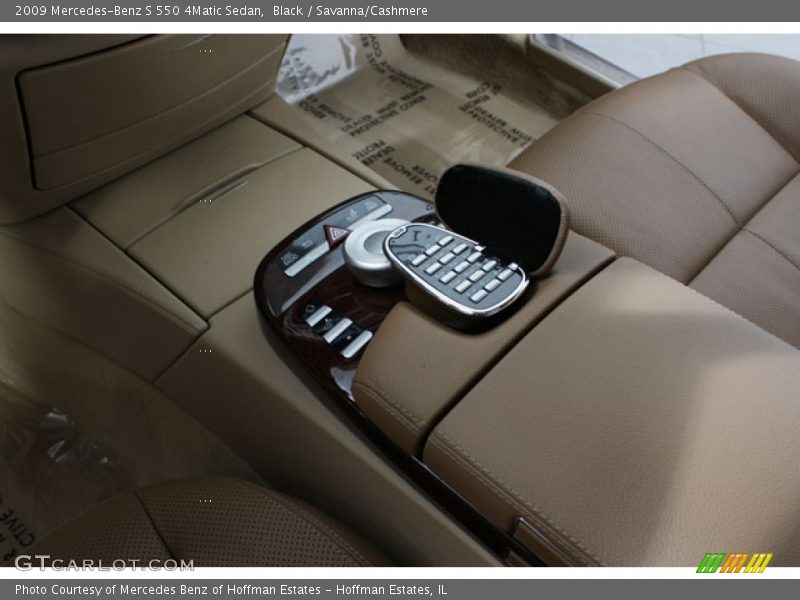 Black / Savanna/Cashmere 2009 Mercedes-Benz S 550 4Matic Sedan