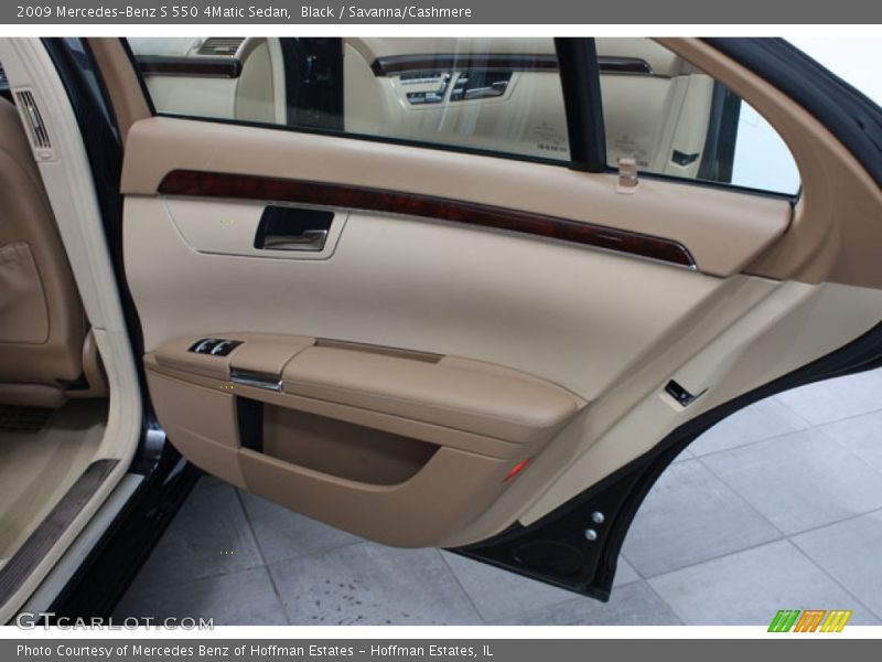 Black / Savanna/Cashmere 2009 Mercedes-Benz S 550 4Matic Sedan