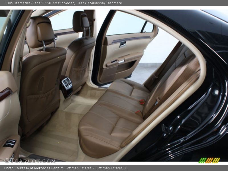Black / Savanna/Cashmere 2009 Mercedes-Benz S 550 4Matic Sedan