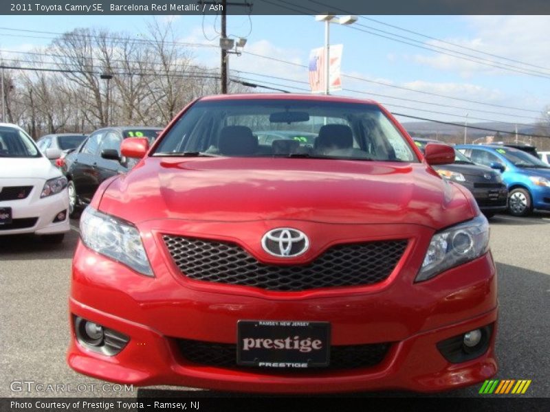 Barcelona Red Metallic / Ash 2011 Toyota Camry SE