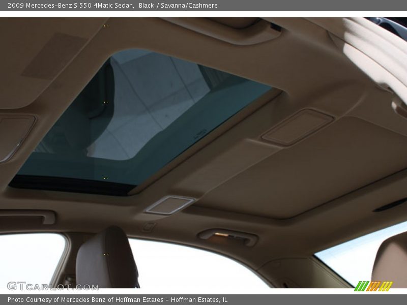 Black / Savanna/Cashmere 2009 Mercedes-Benz S 550 4Matic Sedan