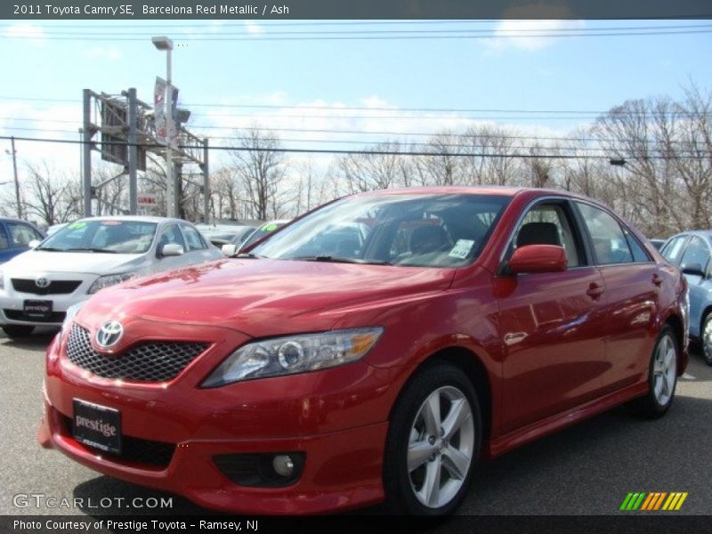 Barcelona Red Metallic / Ash 2011 Toyota Camry SE