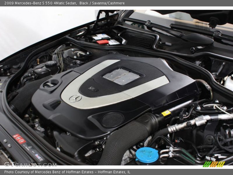Black / Savanna/Cashmere 2009 Mercedes-Benz S 550 4Matic Sedan
