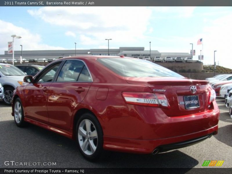 Barcelona Red Metallic / Ash 2011 Toyota Camry SE