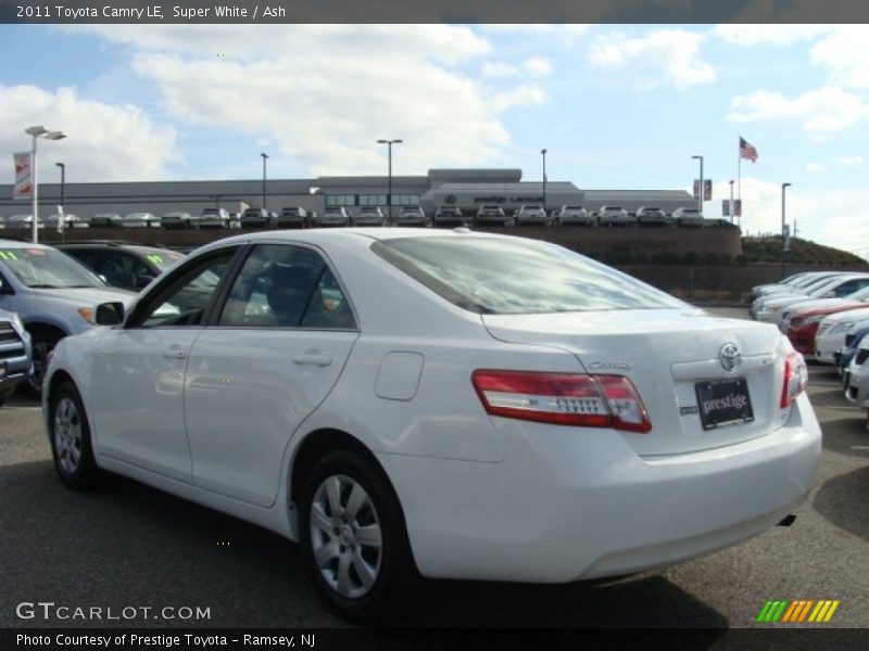 Super White / Ash 2011 Toyota Camry LE