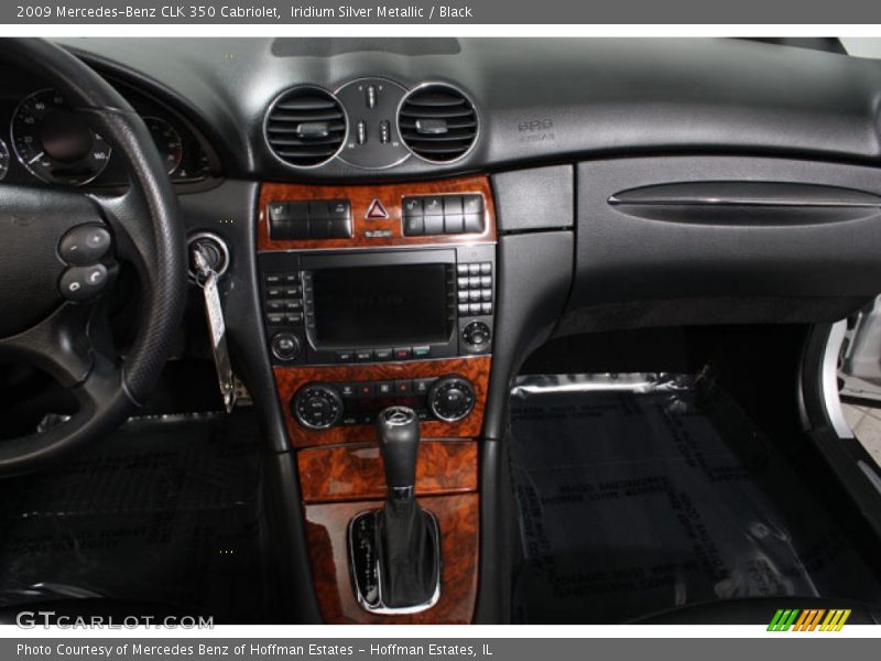 Iridium Silver Metallic / Black 2009 Mercedes-Benz CLK 350 Cabriolet