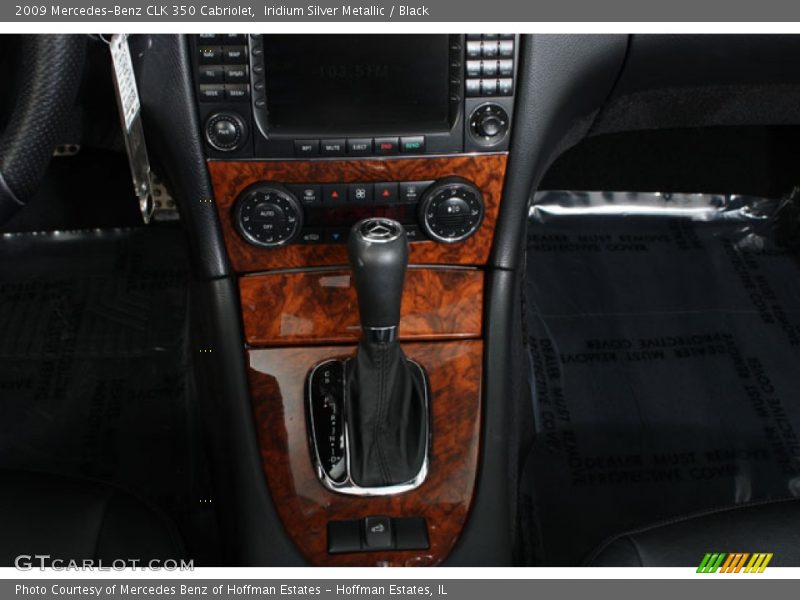 Iridium Silver Metallic / Black 2009 Mercedes-Benz CLK 350 Cabriolet