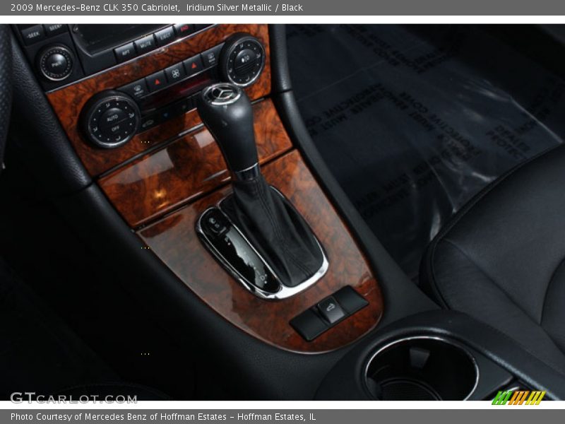 Iridium Silver Metallic / Black 2009 Mercedes-Benz CLK 350 Cabriolet