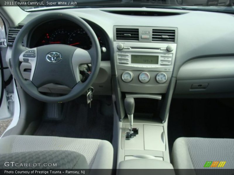Super White / Ash 2011 Toyota Camry LE