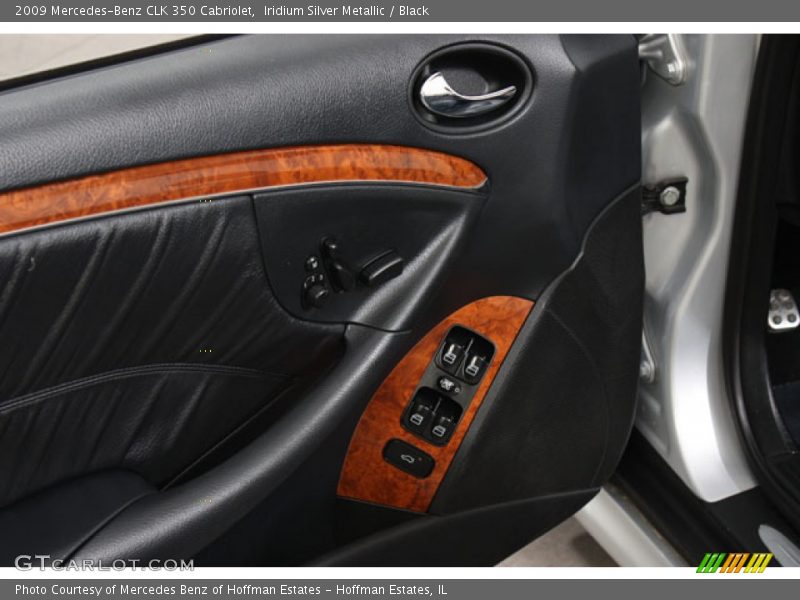 Iridium Silver Metallic / Black 2009 Mercedes-Benz CLK 350 Cabriolet