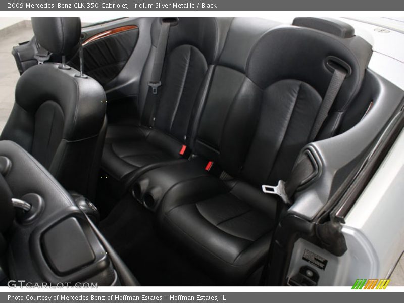 Iridium Silver Metallic / Black 2009 Mercedes-Benz CLK 350 Cabriolet