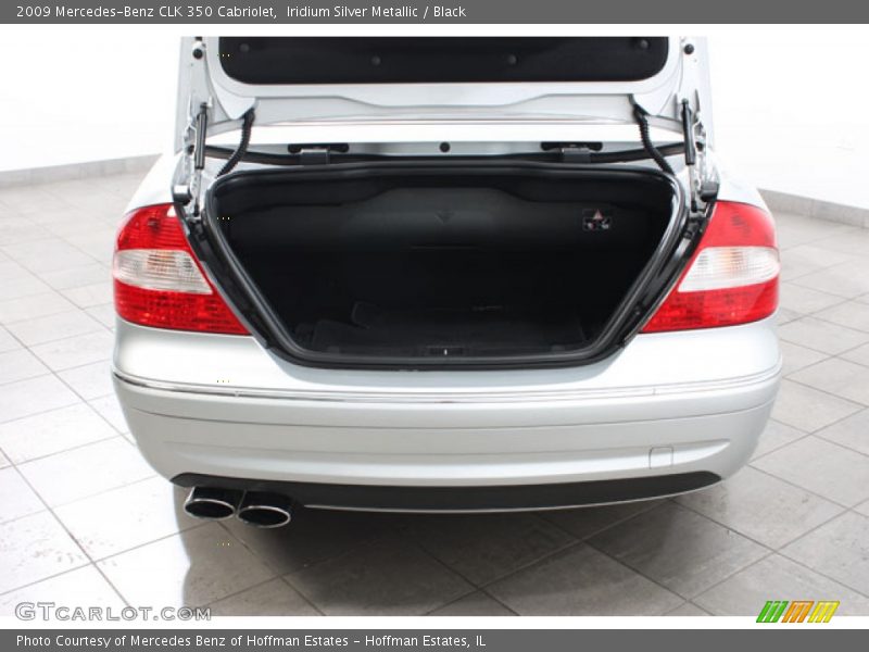 Iridium Silver Metallic / Black 2009 Mercedes-Benz CLK 350 Cabriolet