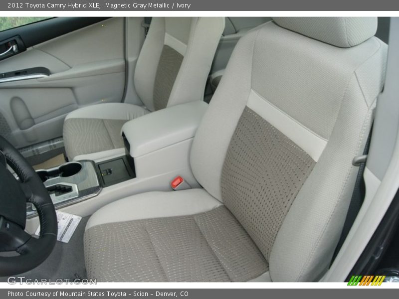 Magnetic Gray Metallic / Ivory 2012 Toyota Camry Hybrid XLE