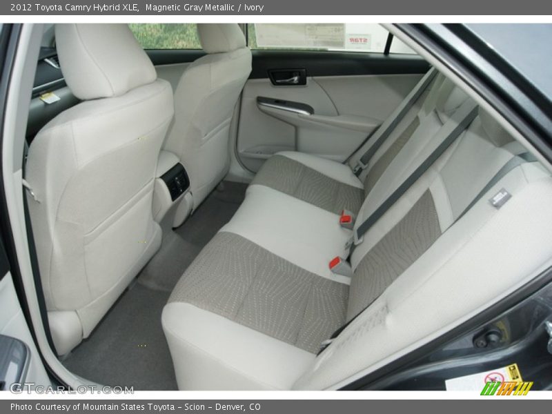 Magnetic Gray Metallic / Ivory 2012 Toyota Camry Hybrid XLE