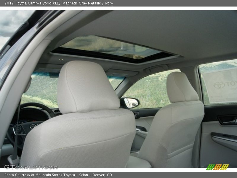 Magnetic Gray Metallic / Ivory 2012 Toyota Camry Hybrid XLE