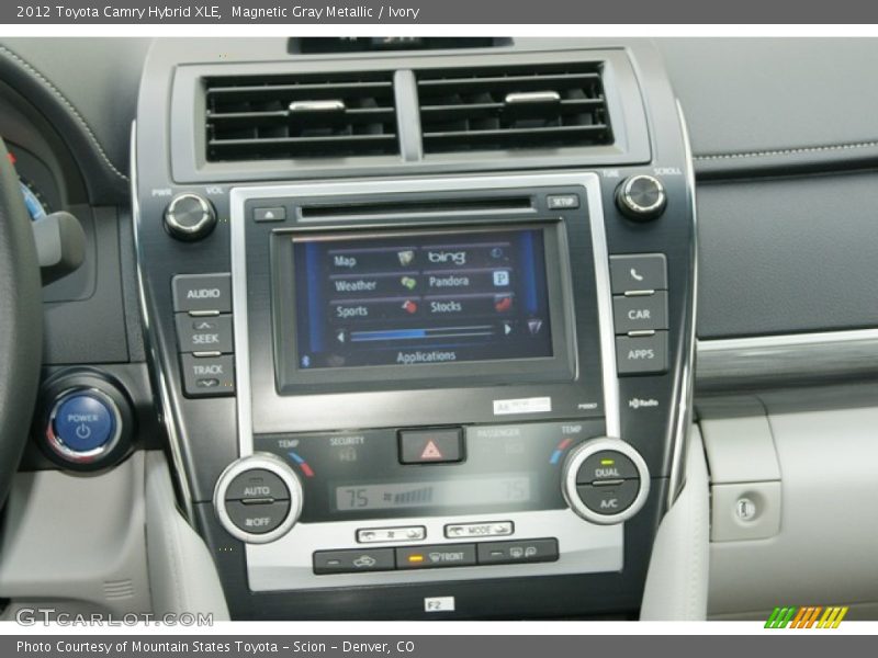 Magnetic Gray Metallic / Ivory 2012 Toyota Camry Hybrid XLE