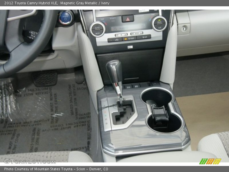Magnetic Gray Metallic / Ivory 2012 Toyota Camry Hybrid XLE