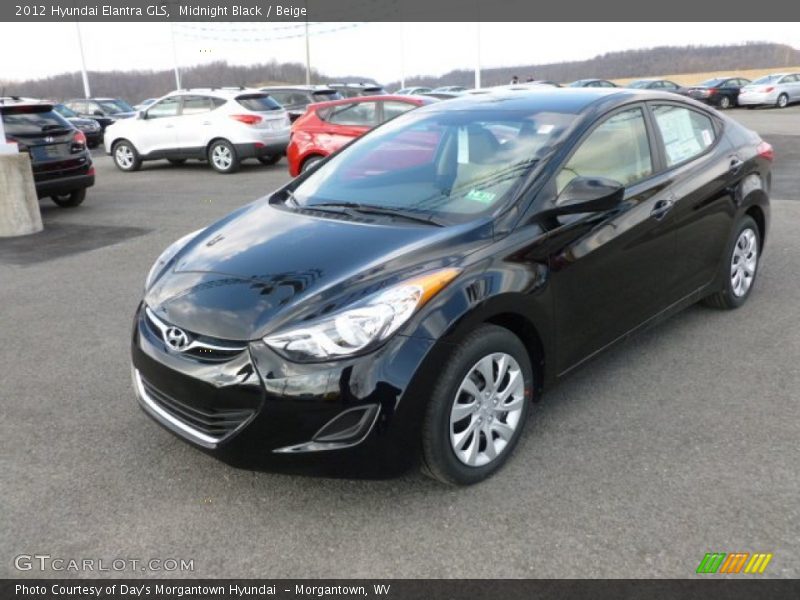 Front 3/4 View of 2012 Elantra GLS