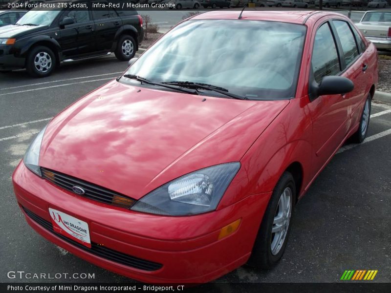 Infra-Red / Medium Graphite 2004 Ford Focus ZTS Sedan