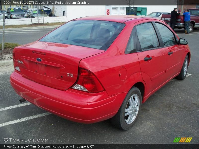 Infra-Red / Medium Graphite 2004 Ford Focus ZTS Sedan