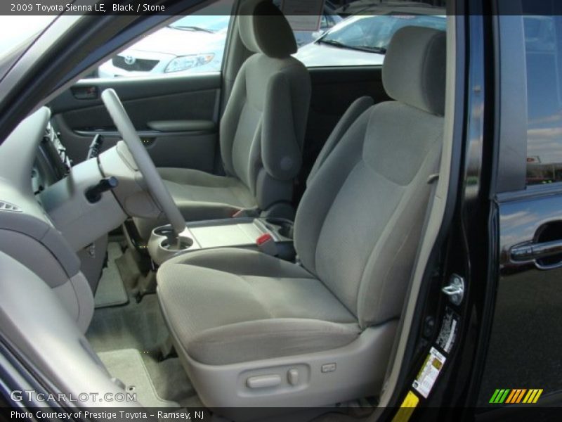 Black / Stone 2009 Toyota Sienna LE