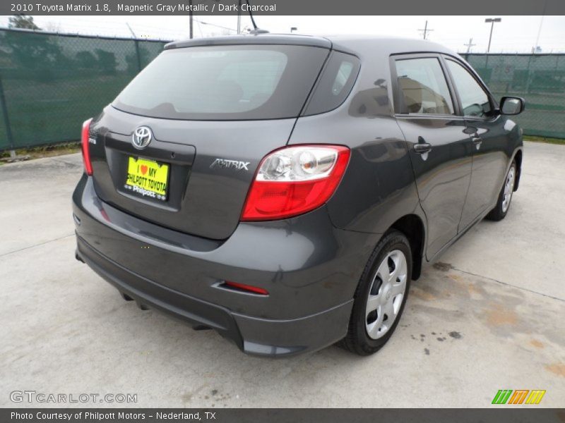 Magnetic Gray Metallic / Dark Charcoal 2010 Toyota Matrix 1.8