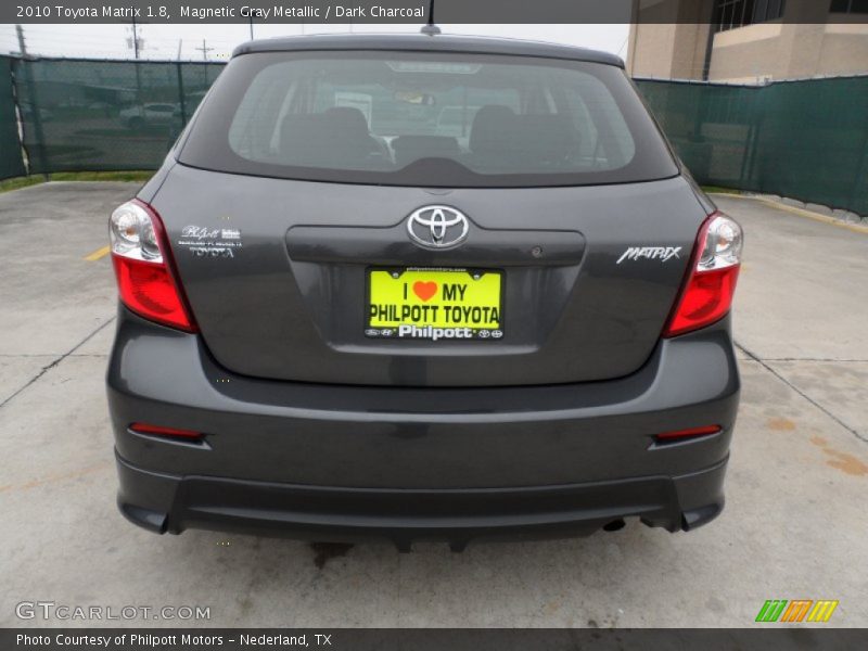 Magnetic Gray Metallic / Dark Charcoal 2010 Toyota Matrix 1.8