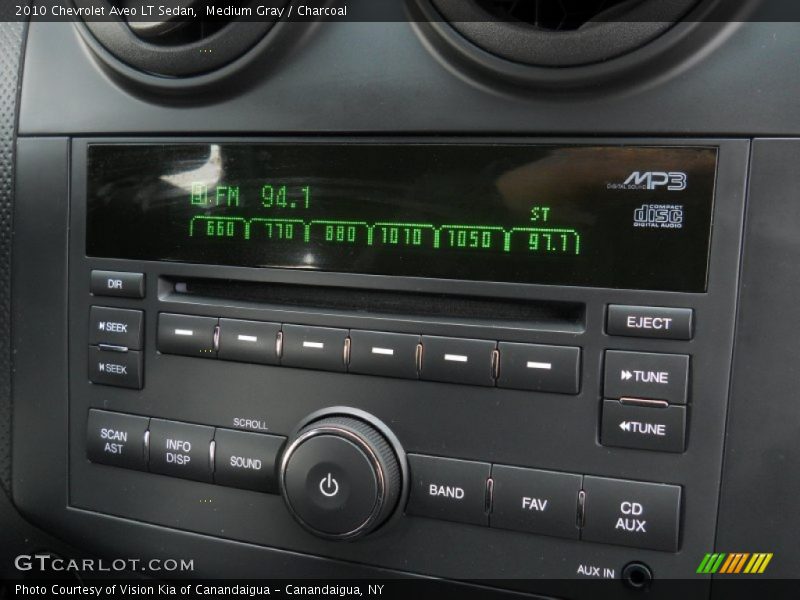Medium Gray / Charcoal 2010 Chevrolet Aveo LT Sedan