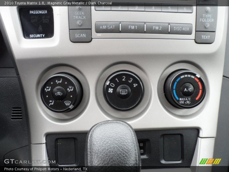 Magnetic Gray Metallic / Dark Charcoal 2010 Toyota Matrix 1.8