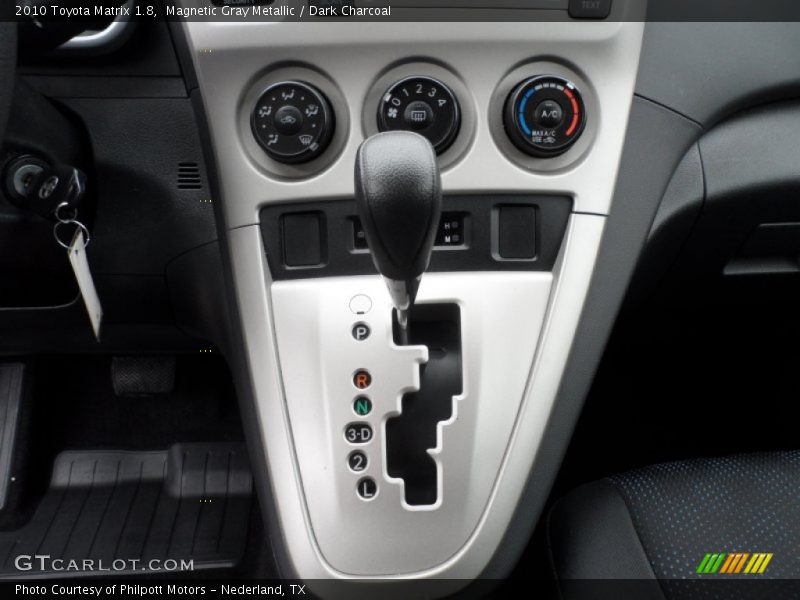 Magnetic Gray Metallic / Dark Charcoal 2010 Toyota Matrix 1.8